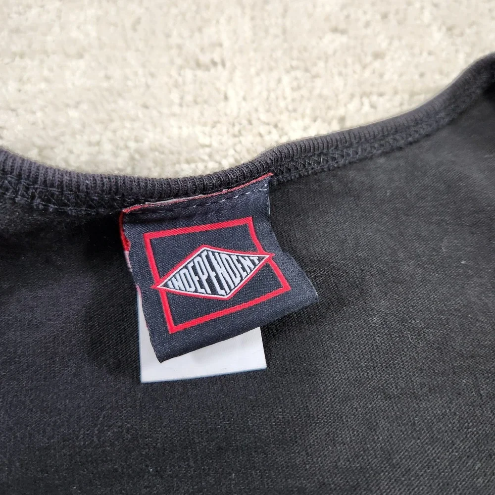 Independent Truck Company Shirt Adult Small Tank Top Y2K Skate Black Bar Logo - Picture 3 of 8